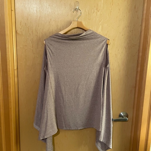 Women's Athleta OM Wrap/Scarf/Gator Asymmetric Jacket/Vest - Picture 8 of 8